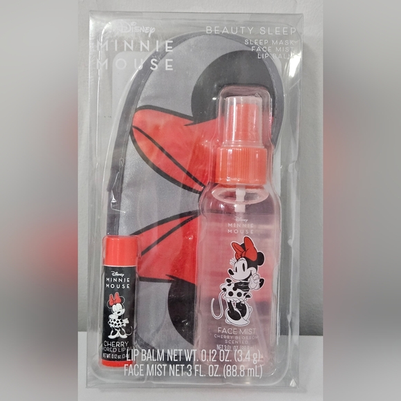 Disney Loungefly Minnie Mouse Wallet,  Minnie Mouse Beauty Set Bundle- NEW - Picture 5 of 7